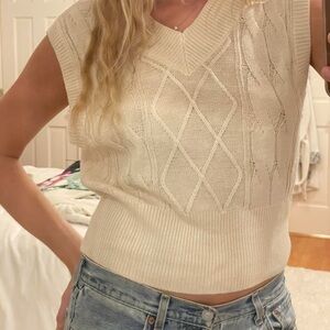 Sincerely Jules Cream Knit Sweater